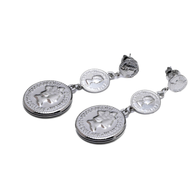 ARETES ZO15388E PLATEADO Acero Inoxidable G38