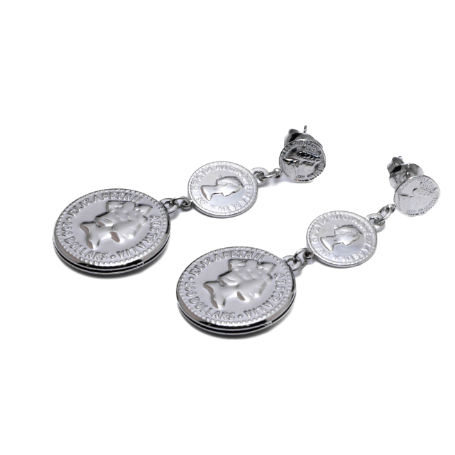ARETES ZO15388E PLATEADO Acero Inoxidable G38