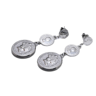 ARETES ZO15388E PLATEADO Acero Inoxidable G38