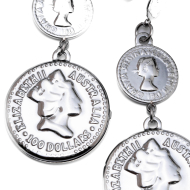 ARETES ZO15388E PLATEADO Acero Inoxidable G38