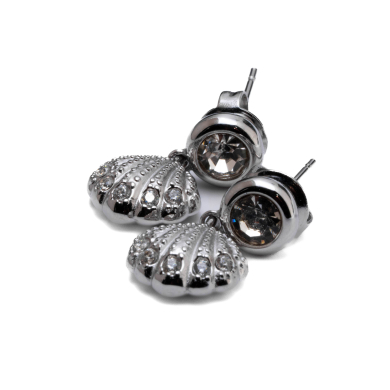 ARETES ZO15041E PLATEADO Acero Inoxidable F43
