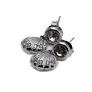 ARETES ZO15041E PLATEADO Acero Inoxidable F43