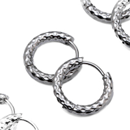 ARETES ZO15564E PLATEADO Acero Inoxidable F46