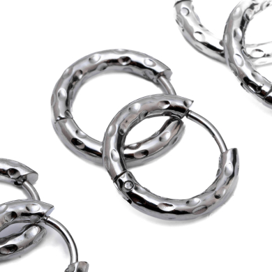 ARETES ZO15567E PLATEADO Acero Inoxidable F46