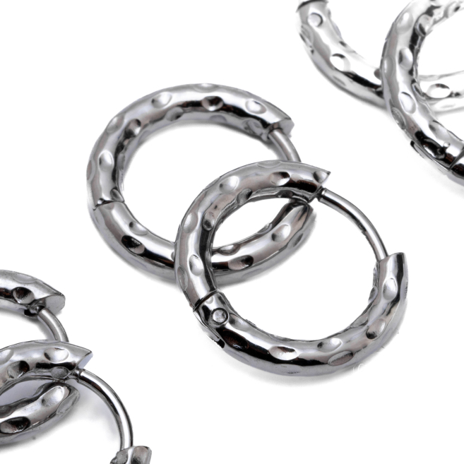 ARETES ZO15567E PLATEADO Acero Inoxidable F46