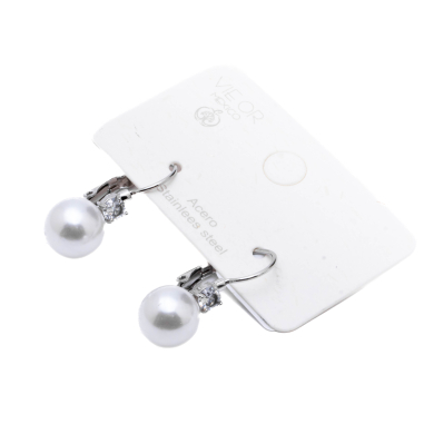 ARETES ZO15696E/10MM PLATEADO Acero Inoxidable G46