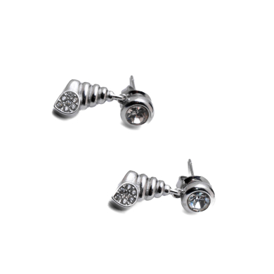 ARETES ZO15052E PLATEADO Acero Inoxidable G23