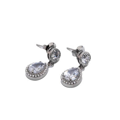 ARETES ZO11800E PLATEADO Acero Inoxidable F41