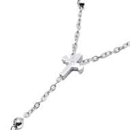COLLAR ZO15683N PLATEADO Acero Inoxidable 2D23