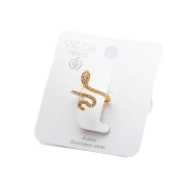 ANILLO ZO15520R DORADO Acero Inoxidable A41