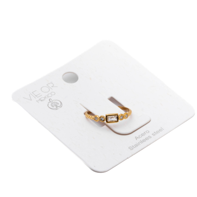 ANILLO ZO14310R DORADO Acero Inoxidable A31