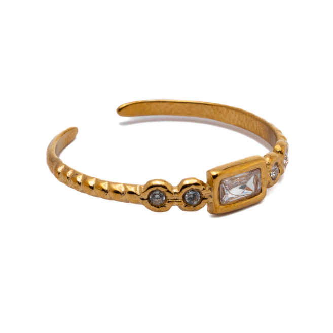 ANILLO ZO14310R DORADO Acero Inoxidable A31