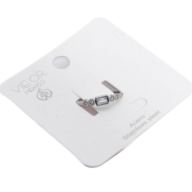 ANILLO ZO14310R PLATEADO Acero Inoxidable A31