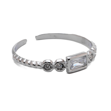ANILLO ZO14310R PLATEADO Acero Inoxidable A31