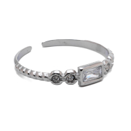 ANILLO ZO14310R PLATEADO Acero Inoxidable A31