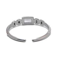 ANILLO ZO14310R PLATEADO Acero Inoxidable A31