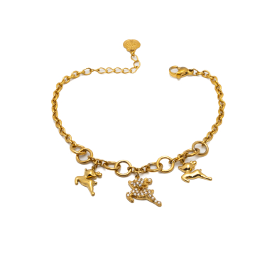 PULSERA ZO15752B DORADO Acero Inoxidable 2B41