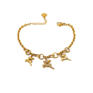 PULSERA ZO15752B DORADO Acero Inoxidable 2B41