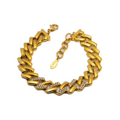 PULSERA ZO12882B DORADO Acero Inoxidable 2B37