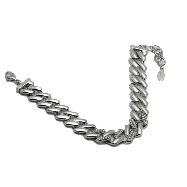 PULSERA ZO12882B PLATEADO Acero Inoxidable 2B37