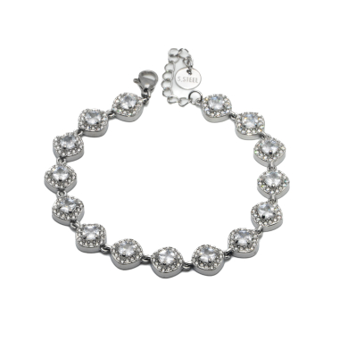 PULSERA ZO13666B PLATEADO Acero Inoxidable 2C33