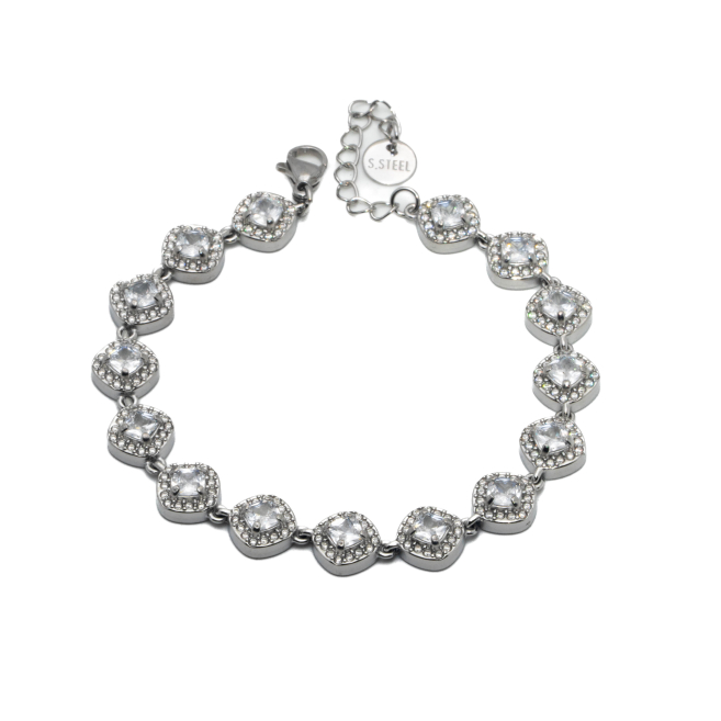 PULSERA ZO13666B PLATEADO Acero Inoxidable 2C33