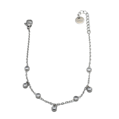 PULSERA ZO15578B PLATEADO Acero Inoxidable 2B17