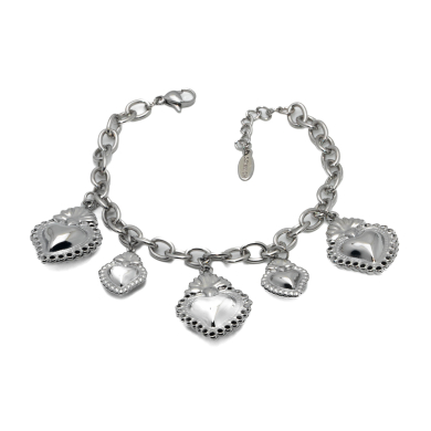 PULSERA ZO12244B PLATEADO Acero Inoxidable 2B58