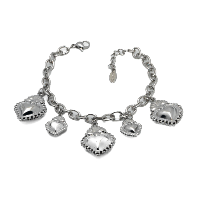 PULSERA ZO12244B PLATEADO Acero Inoxidable 2B58