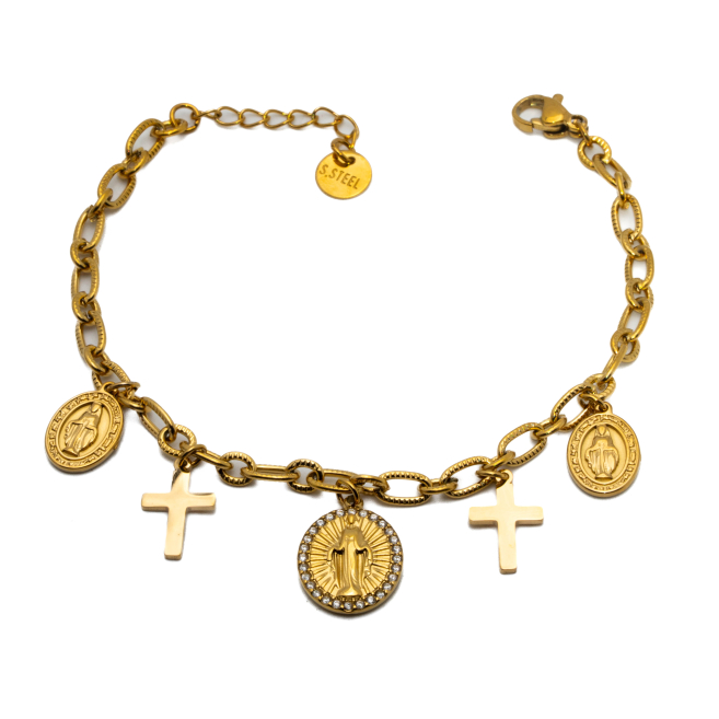PULSERA ZO15561B DORADO Acero Inoxidable 2B43