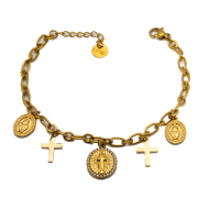 PULSERA ZO15561B DORADO Acero Inoxidable 2B43