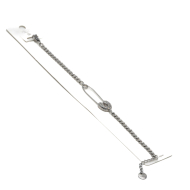 PULSERA ZO15473B PLATEADO Acero Inoxidable 2B19