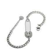 PULSERA ZO15473B PLATEADO Acero Inoxidable 2B19