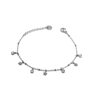 PULSERA ZO13708B PLATEADO Acero Inoxidable 2B17