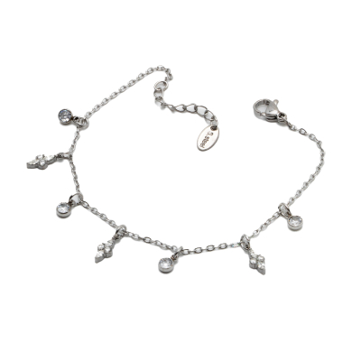 PULSERA ZO14904B PLATEADO Acero Inoxidable 2B17