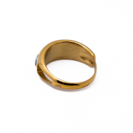 ANILLO ZO13992R AZUL DORADO A42