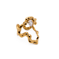 ANILLO ZO14150R DORADO Acero Inoxidable A37