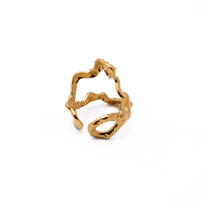 ANILLO ZO14150R DORADO Acero Inoxidable A37