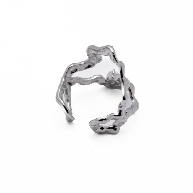 ANILLO ZO14150R PLATEADO Acero Inoxidable A37
