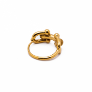 ANILLO ZO15507R DORADO Acero Inoxidable A32
