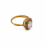 ANILLO ZO10648R DORADO Acero Inoxidable A11