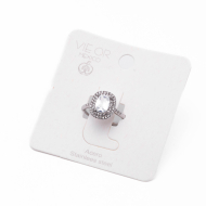 ANILLO ZO10648R PLATEADO Acero Inoxidable A11