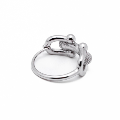 ANILLO ZO15507R PLATEADO Acero Inoxidable A32