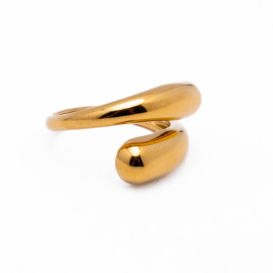 ANILLO ZO15884R DORADO Acero Inoxidable 2A34