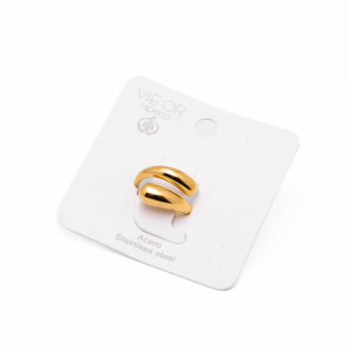 ANILLO ZO15884R DORADO Acero Inoxidable 2A34