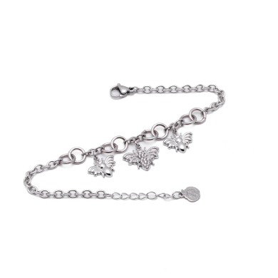 PULSERA ZO15744B PLATEADO Acero Inoxidable 2C34