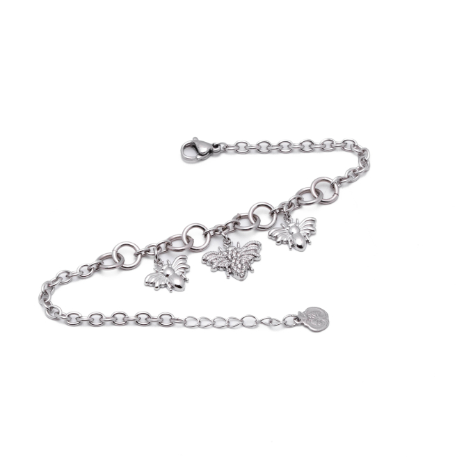 PULSERA ZO15744B PLATEADO Acero Inoxidable 2C34