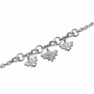 PULSERA ZO15744B PLATEADO Acero Inoxidable 2C34