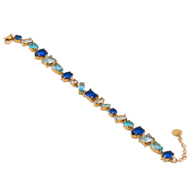 PULSERA ZO15426B AZUL DORADO Acero Inoxidable 2C33