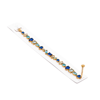 PULSERA ZO15426B AZUL DORADO Acero Inoxidable 2C33